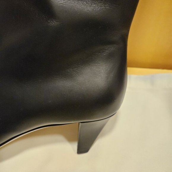 FENDI Karligraphy- Black Leather Boots 37 - Picture 5 of 9